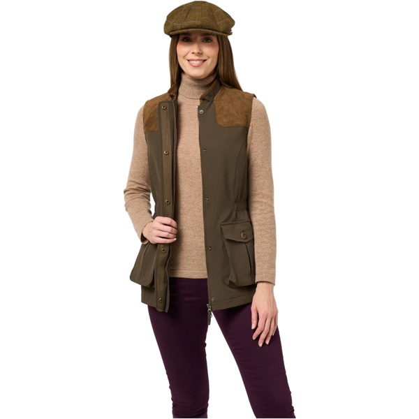 Alan Paine Womens Lockwood Weste LOCLWCT - Olive